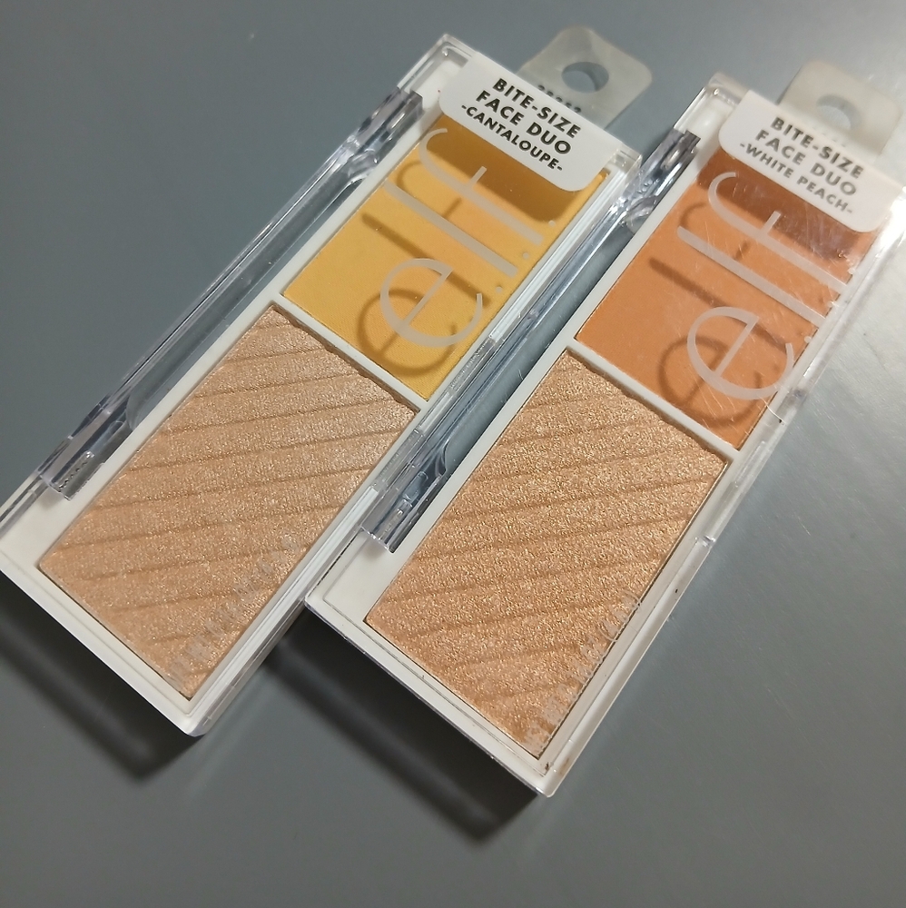 🎀 3 For 15 Or 5 For $25  ELF Bite-Size Face Duo - Cantaloupe & White Peach